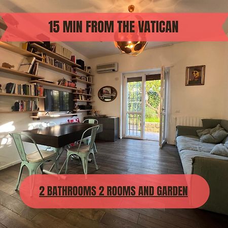 15 Min From The Vatican Wi-Fi And Garden Roma Exterior foto